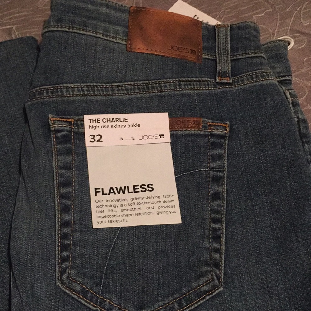 Joe’s the Charlie high rise skinny ankle jeans